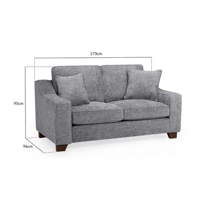 Orion Sofa Slate 2 Seater
