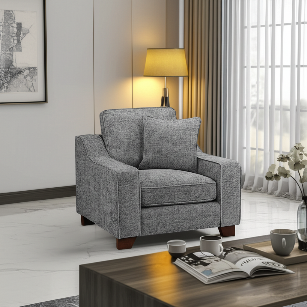 Orion Sofa Slate Armchair