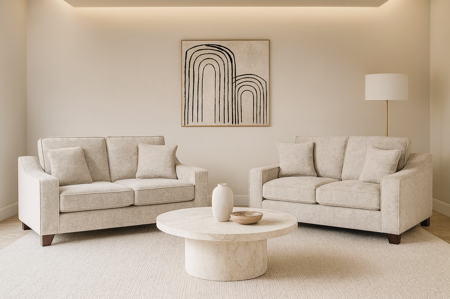 Orion Sofa Stone 3+2 Set