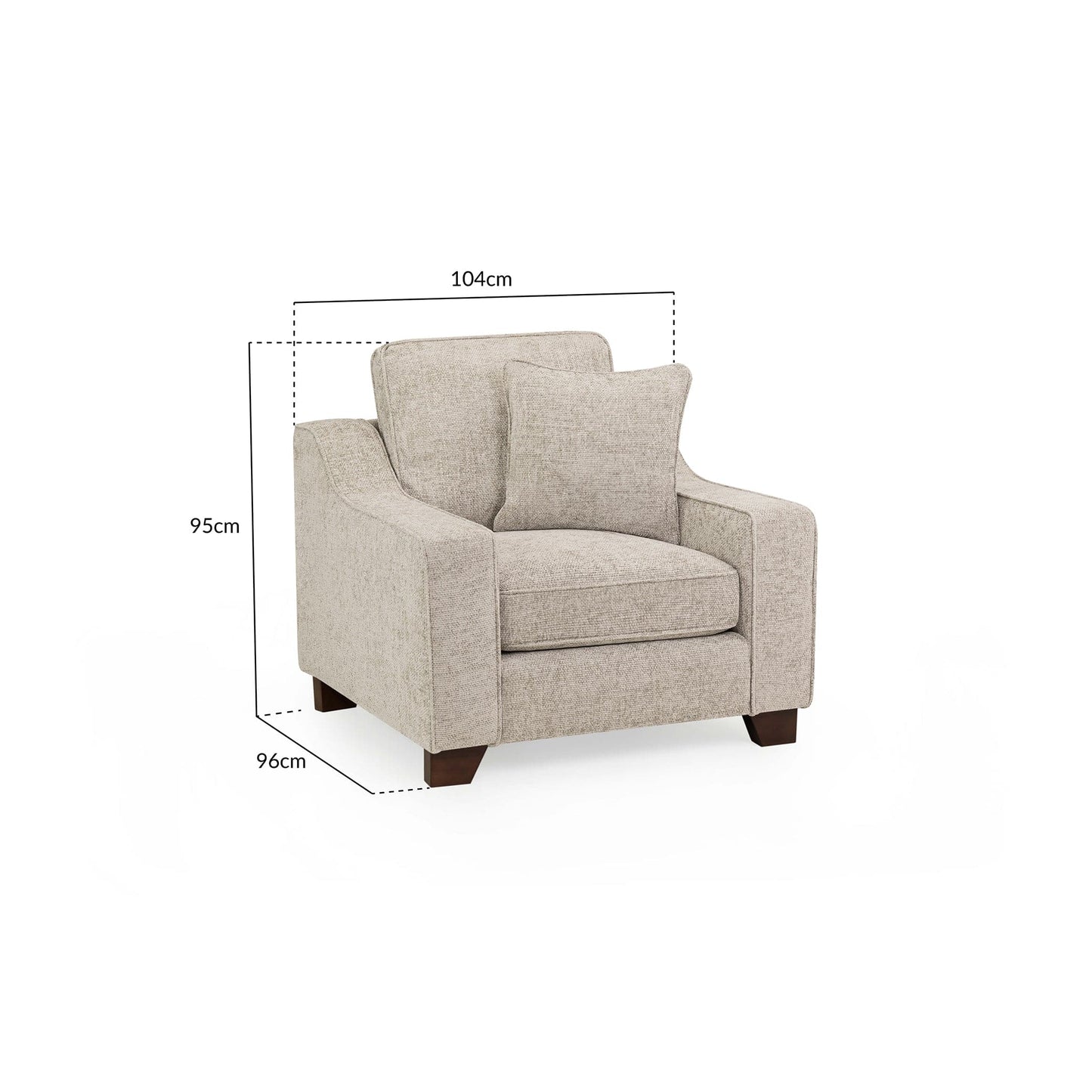 Orion Sofa Stone Armchair