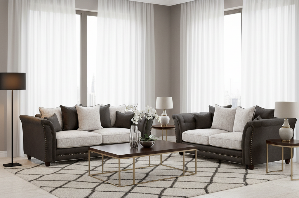 Orla Sofa Grey 3+2 Set