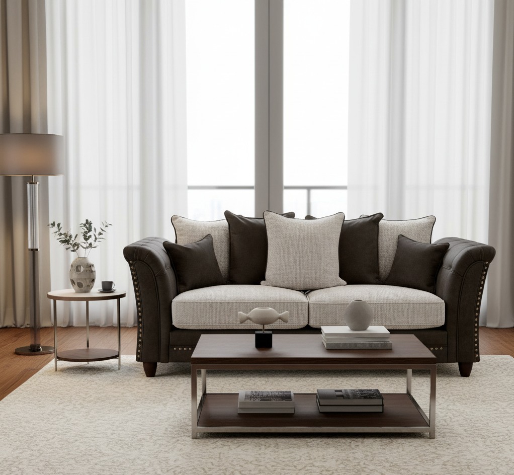 Orla Sofa Grey 3 Seater