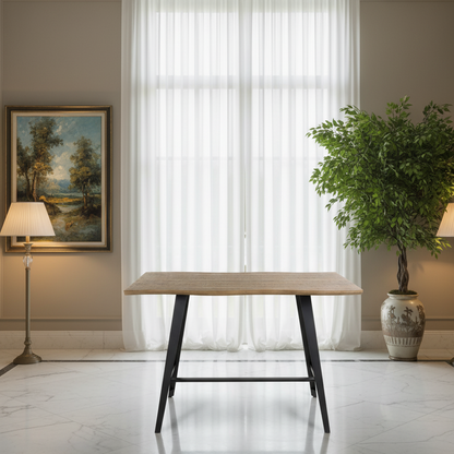 Orwell Natural Curved Breakfast Bar Table