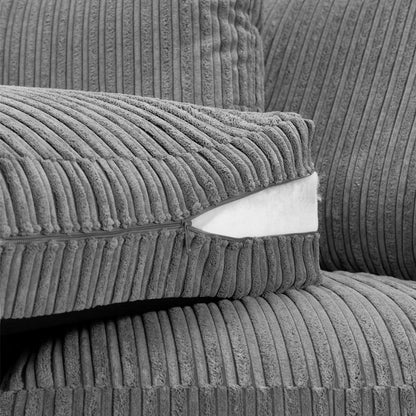 Oxford 3+2 Sofa Set in Grey Jumbo Cord