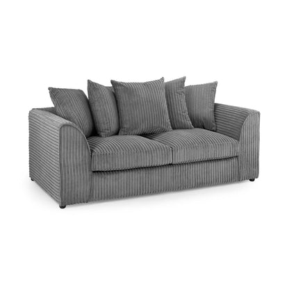 Oxford 3 Seater Sofa in Grey Jumbo Cord