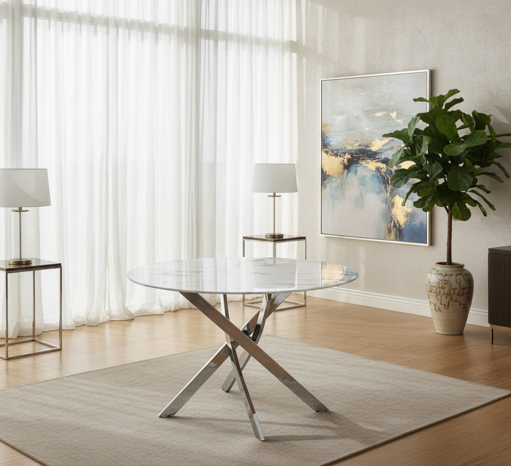 Raven Round Dining Table