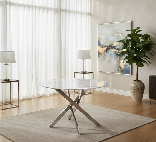 Raven Round Dining Table