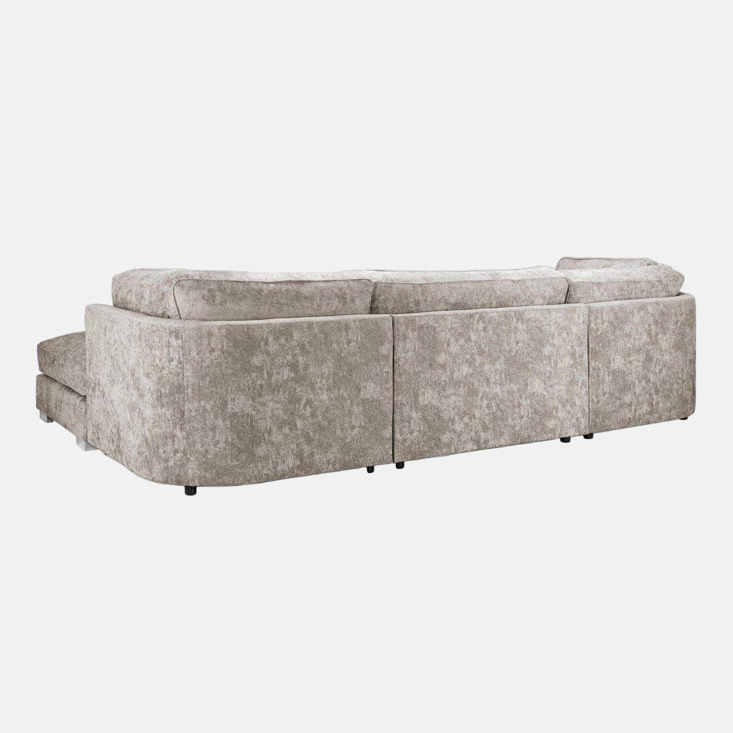 Shoreditch Fullback U Shape Corner Sofa in Truffle