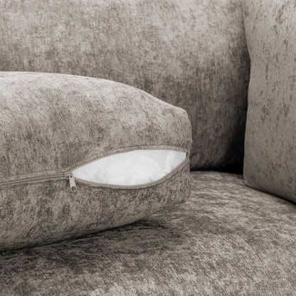 Shoreditch Fullback U Shape Corner Sofa in Truffle