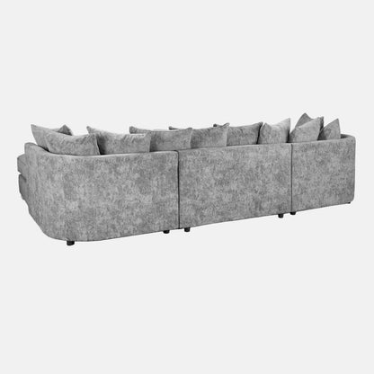 Shoreditch Scatterback U-Shape Corner Sofa – Platinum