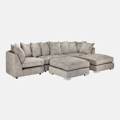 Shoreditch Scatterback U-Shape Corner Sofa – Truffle