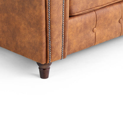 Atlanta Sofa Tan 3 Seater