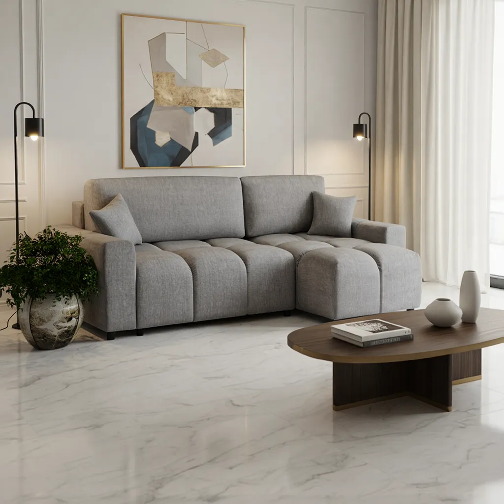 Sienna Sofabed Grey Universal Corner