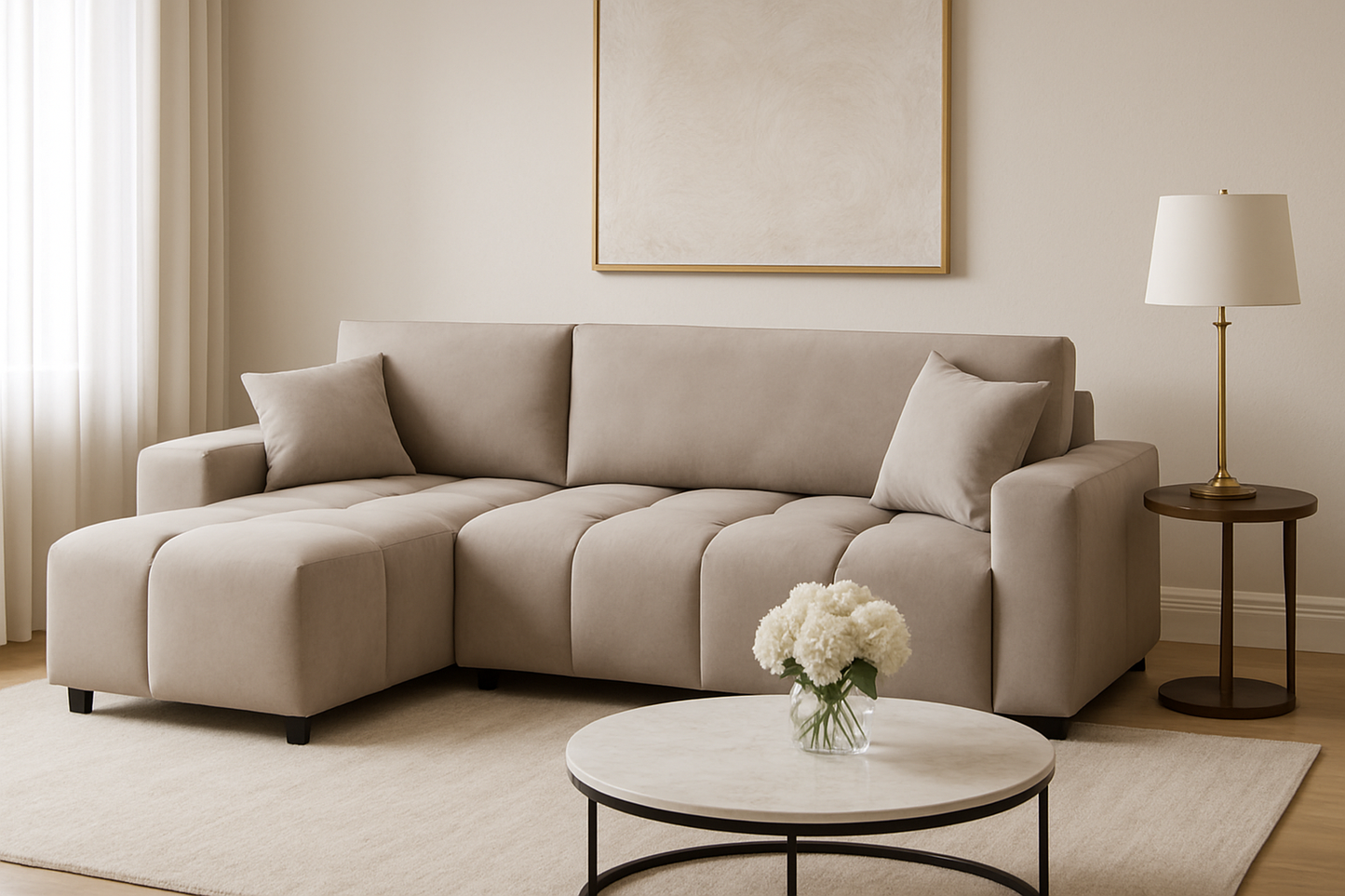 Sienna Sofabed Mocha Universal Corner