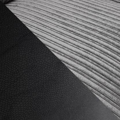 Soho Black/Grey Large Corner Sofa