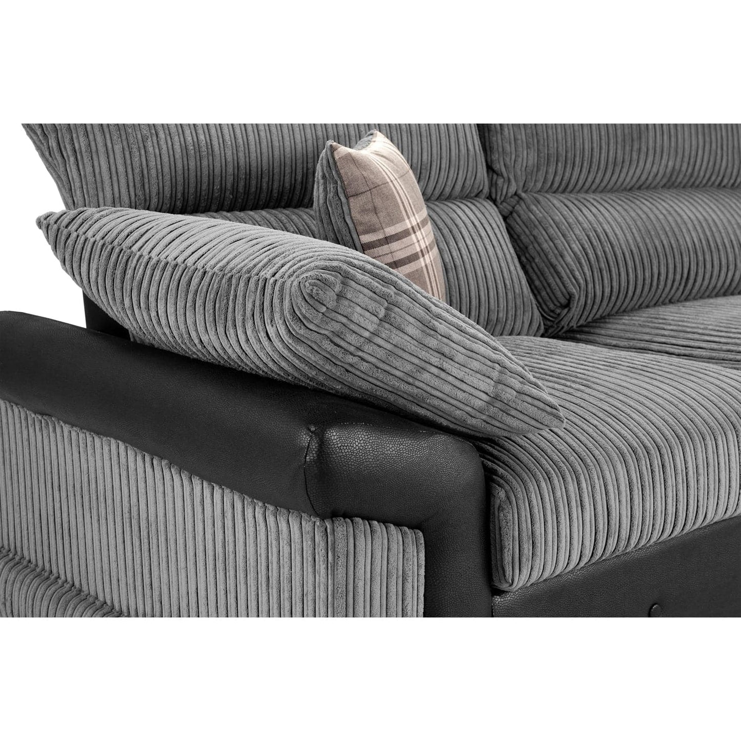 Soho Sofa Black/Grey 3+2 Set