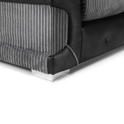 Soho Sofa Black/Grey 3+2 Set