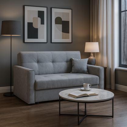 Sol Sofabed Grey 2 Seater