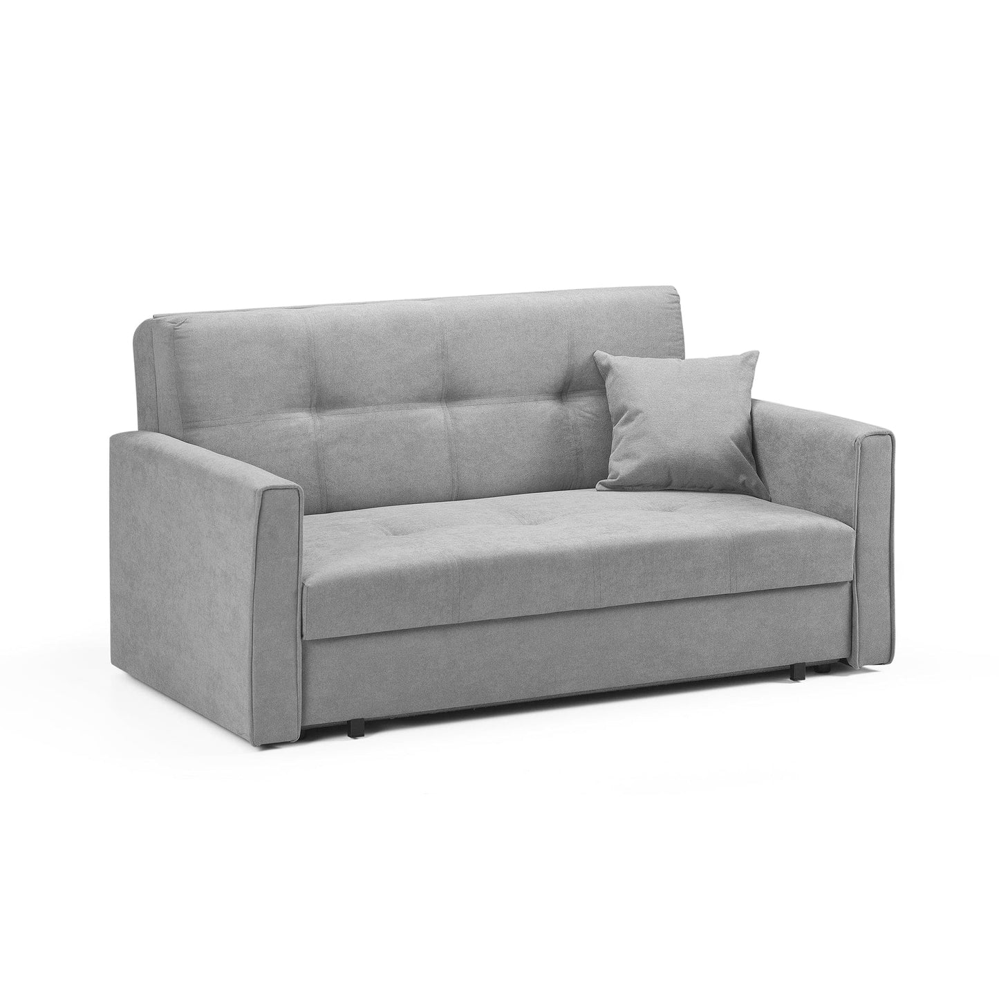 Sol Sofabed Plush Grey 2 Seater