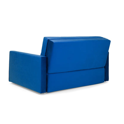 Sol Sofabed Plush Blue 2 Seater