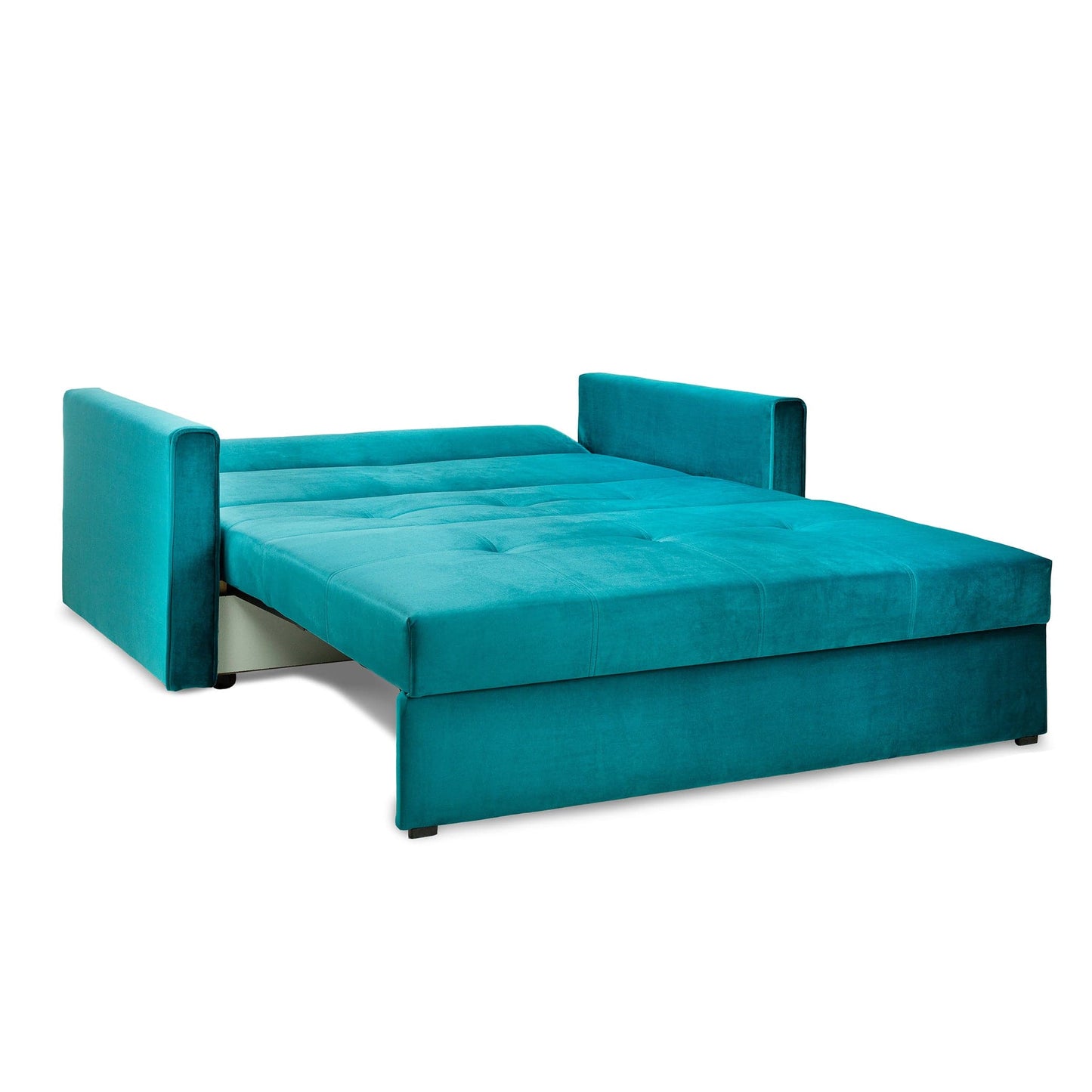 Sol Sofabed Plush Teal 2 Seater