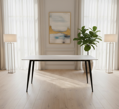 Stockholm 1.6m White Dining Table