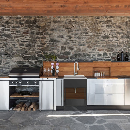 Transolid EWS-2422S 24-in W x 22-in D x 35-in H Stainless Steel Laundry Sink and Wash Stand - 24-in x 22-in