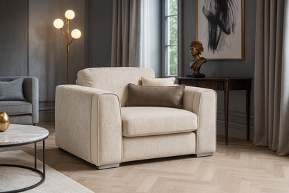 Turin Sofa Beige Armchair