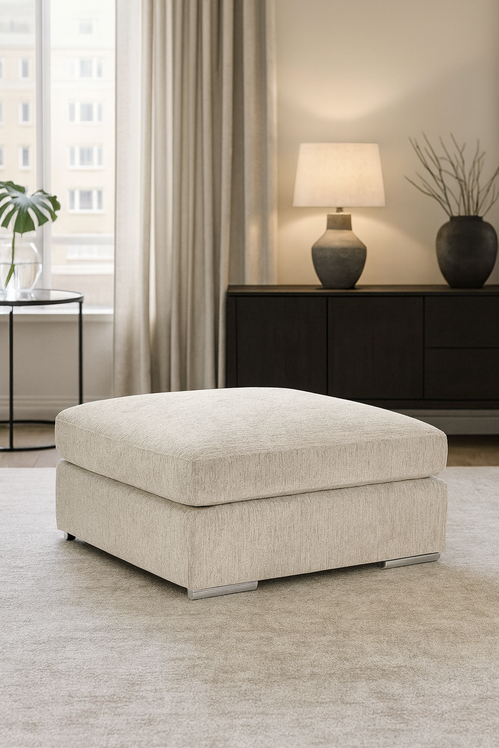 Turin Sofa Beige Footstool