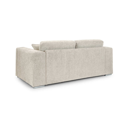 Turin Sofa Beige 3 Seater