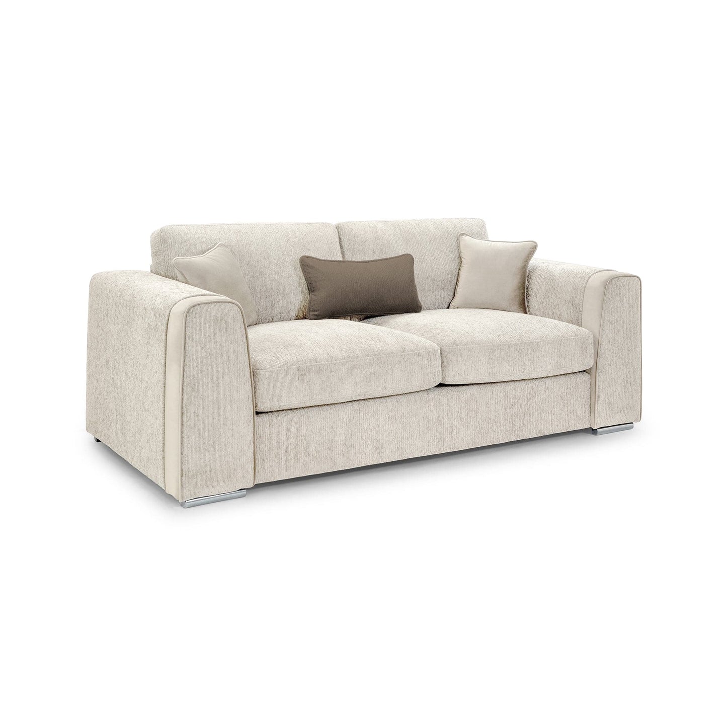 Turin Sofa Beige 3 Seater