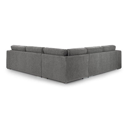 Turin Sofa Grey Large Corner