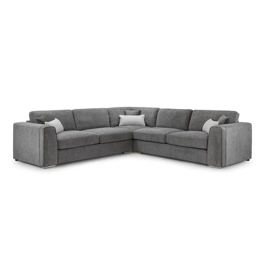 Turin Sofa Grey Large Corner