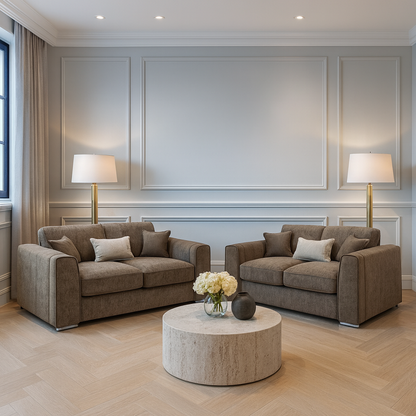 Turin Sofa Mocha 3+2 Set