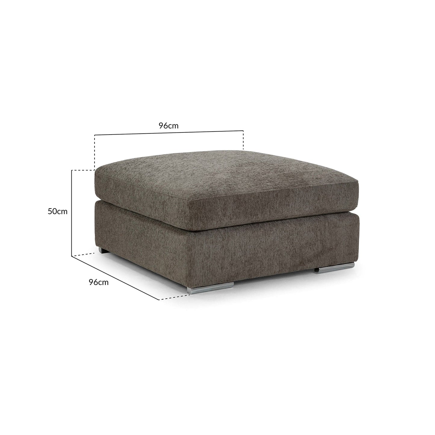 Turin Sofa Mocha Footstool