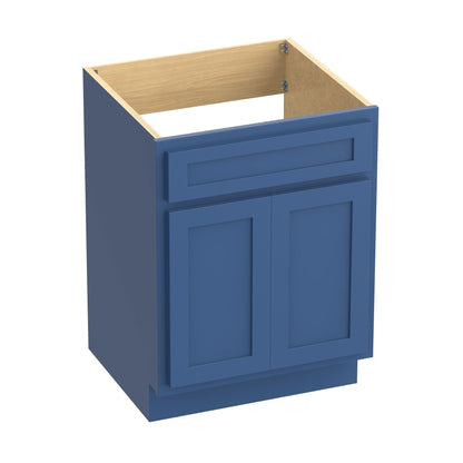 Vanity Art 24-inch Solid Wood Single Sink Bathroom Vanity Cabinet