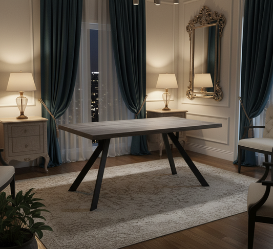 Vienna 1.6m Curved Dining Table