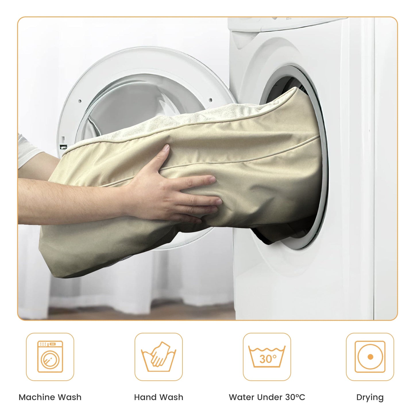 WOWMAX Waterproof Orthopedic Foam Dog Bed for Large Dogs dog couche