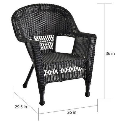 Wicker Patio 4-piece Conversation Set