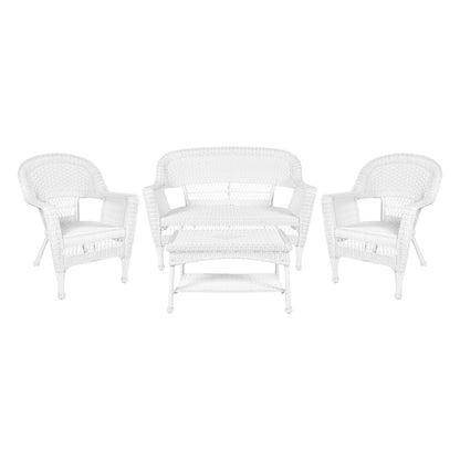 Wicker Patio 4-piece Conversation Set
