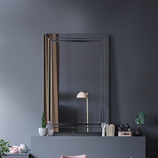 Reacher All Glass Large Dress Mirror 120 x 80 CM
