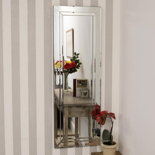 Reacher All Glass Dress Mirror 120 x 40 CM