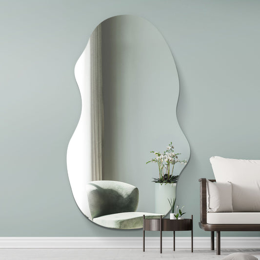 The Ruben - Frameless Pond Wall Mirror 71 X 32 (180CM X 80CM)