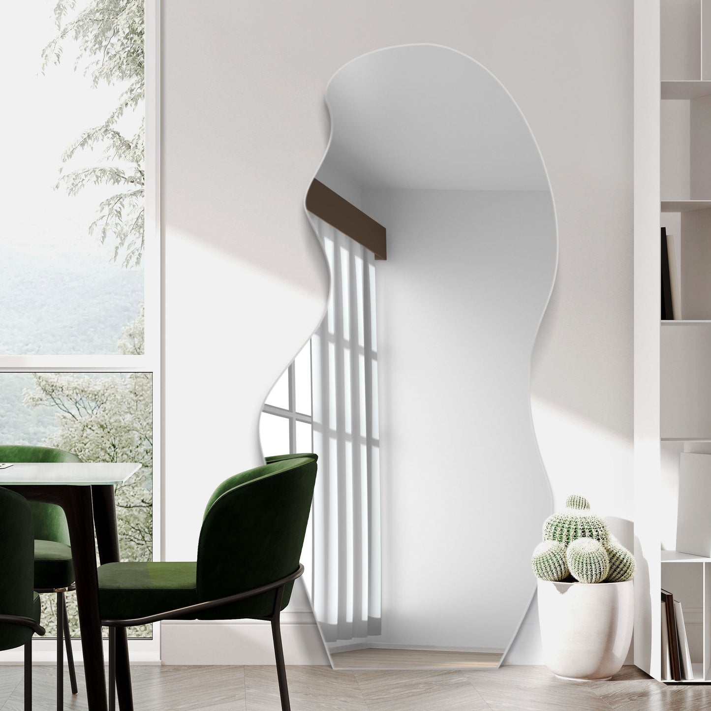 The Ruben - Frameless Pond Leaner / Wall Mirror 67 X 32 (170CM X 80CM)