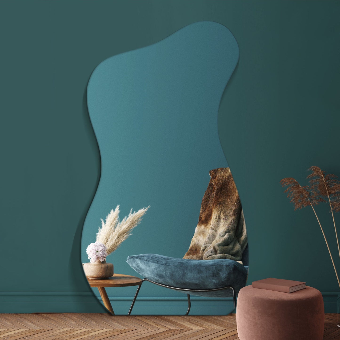 The Ruben - Frameless Pond Leaner / Wall Mirror 55 X 24 (140CM X 60CM)