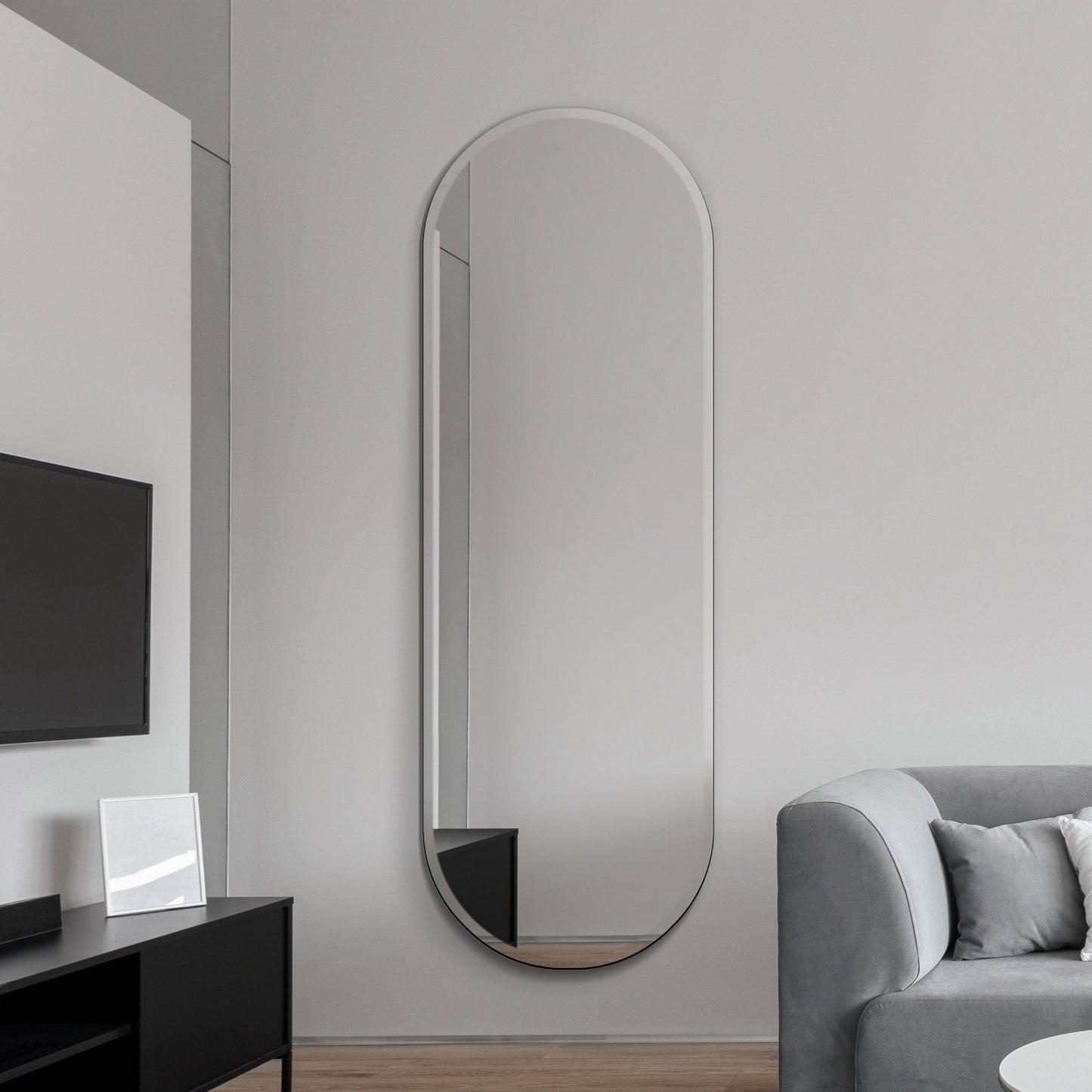 The Ruben - Frameless Pond Wall Mirror 63 X 22 (160x55CM)