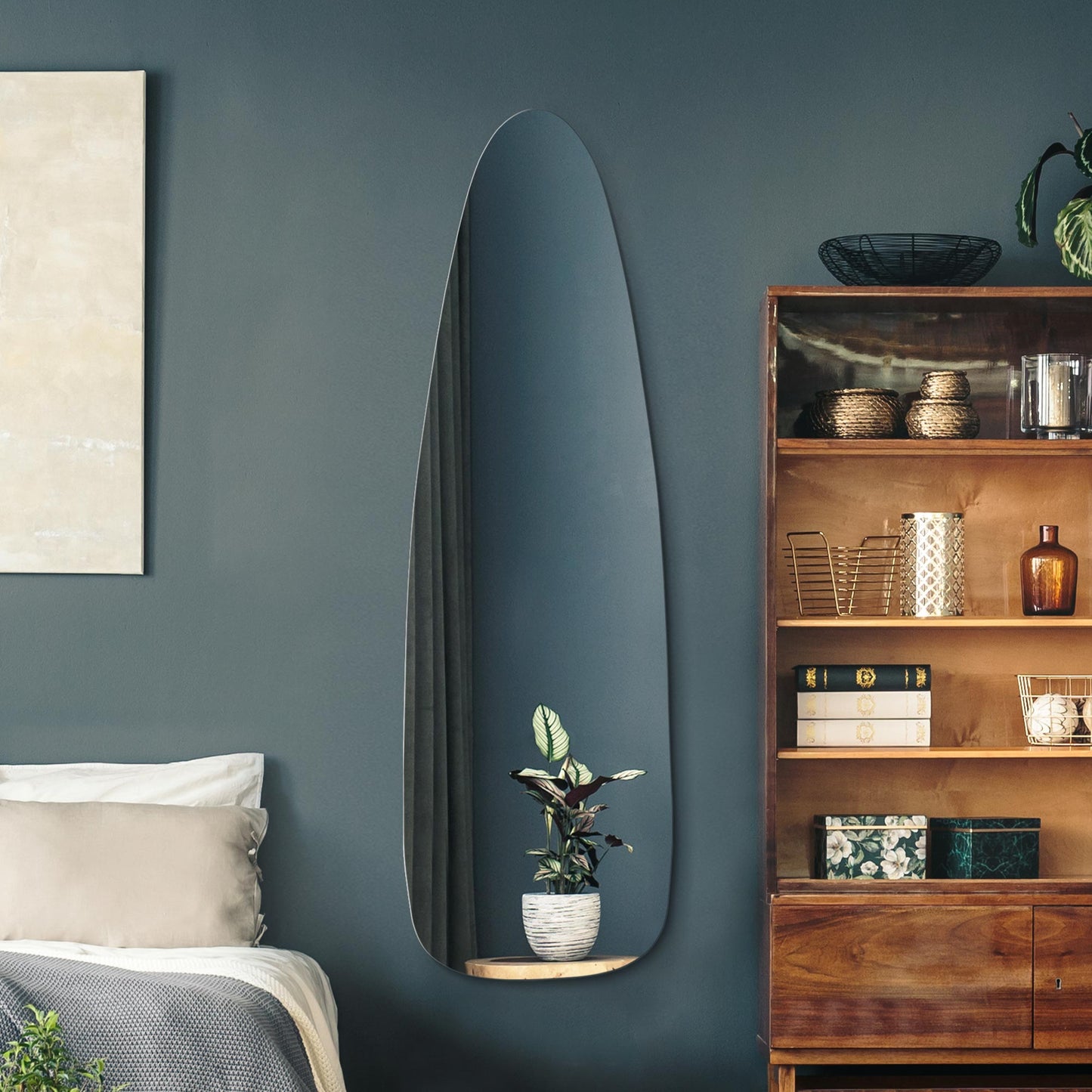 The Ruben - Frameless Pond Wall Mirror 61 X 20 (155x50CM)