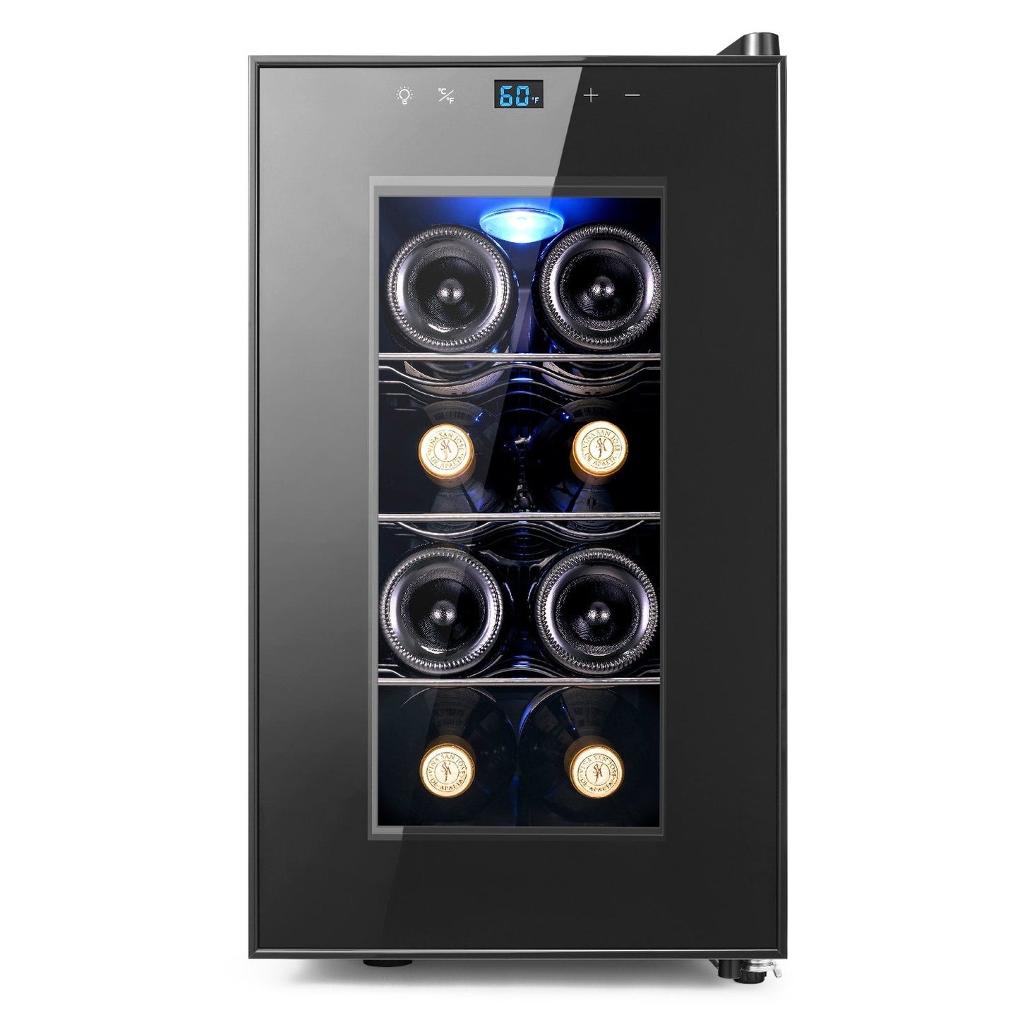 Yeego 8 Bottle Wine Refrigerator Mini Cooler