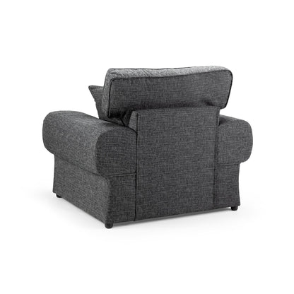 York Sofa Grey Armchair