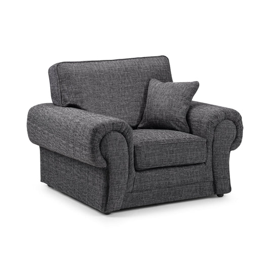 York Sofa Grey Armchair